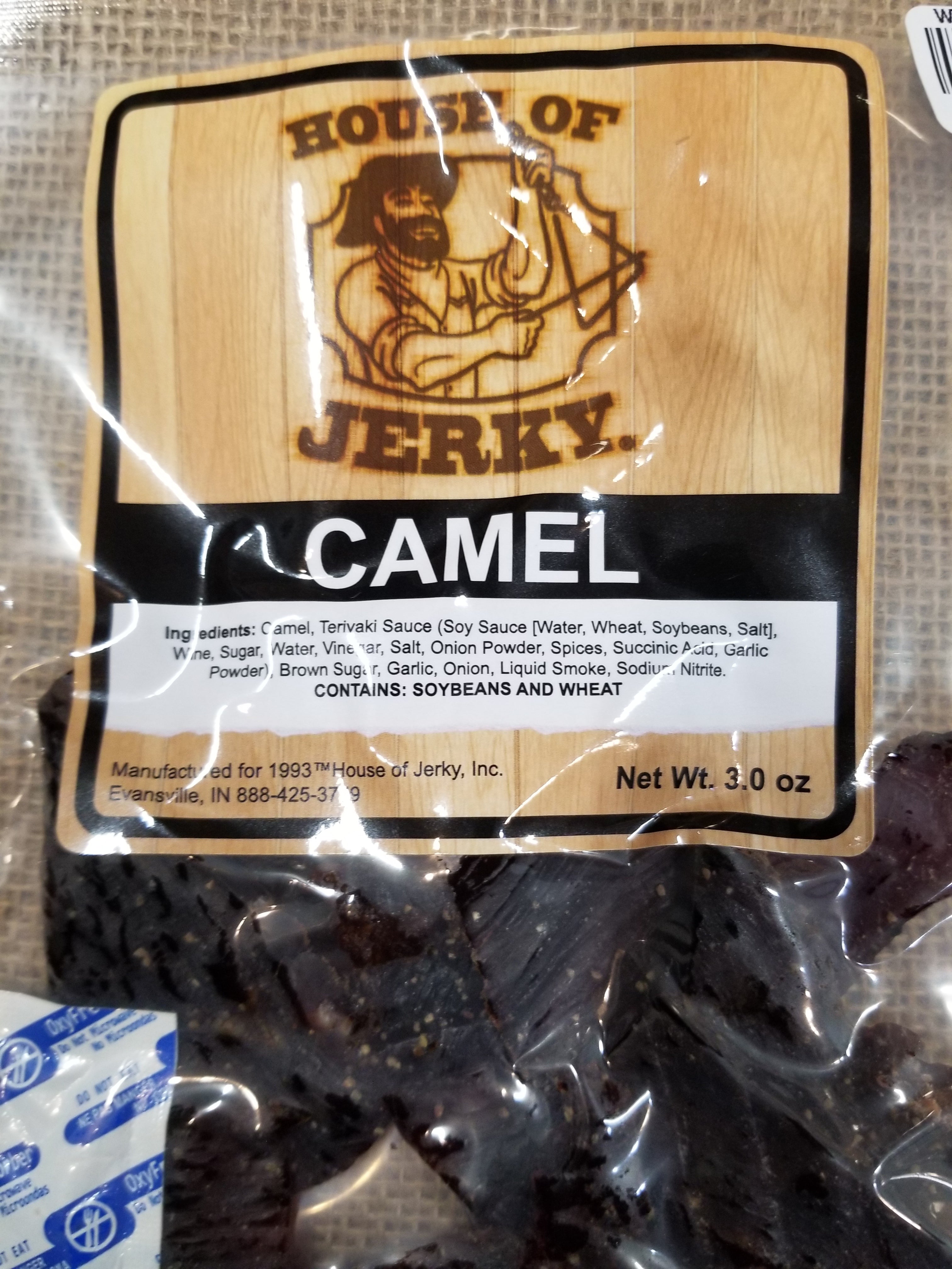 Exotic jerky, camel jerky all Natural and Healthy Jerky